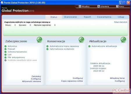 Recenzja: Panda Global Protection 2010