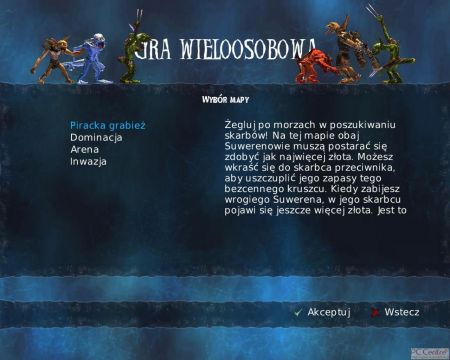 Screen z polskiej wersji językowej gry Overlord II
