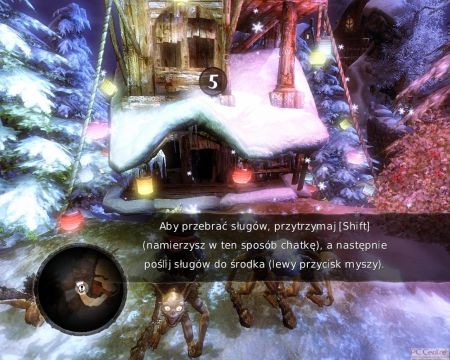 Screen z polskiej wersji językowej gry Overlord II