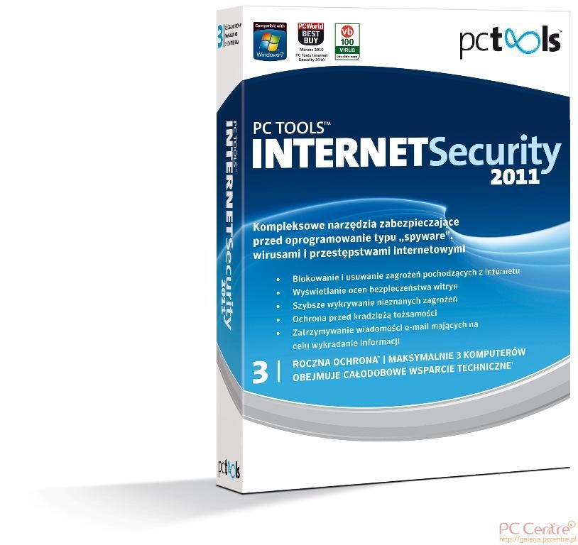 Pudełko PC Tools Internet Security 2011
