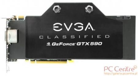 EVGA GeForce GTX 590 Classified Hydro Copper